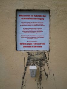 Kunstaktion gegen Rechtsextremismus