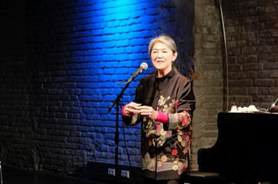 Masako Ohta bei ihrem CD Release-Konzert im Einstein in München