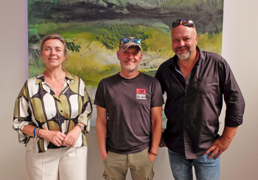 Yvonne Fontane, Jürgen Welker, Manfred Dangl im RAUMdurchKUNST