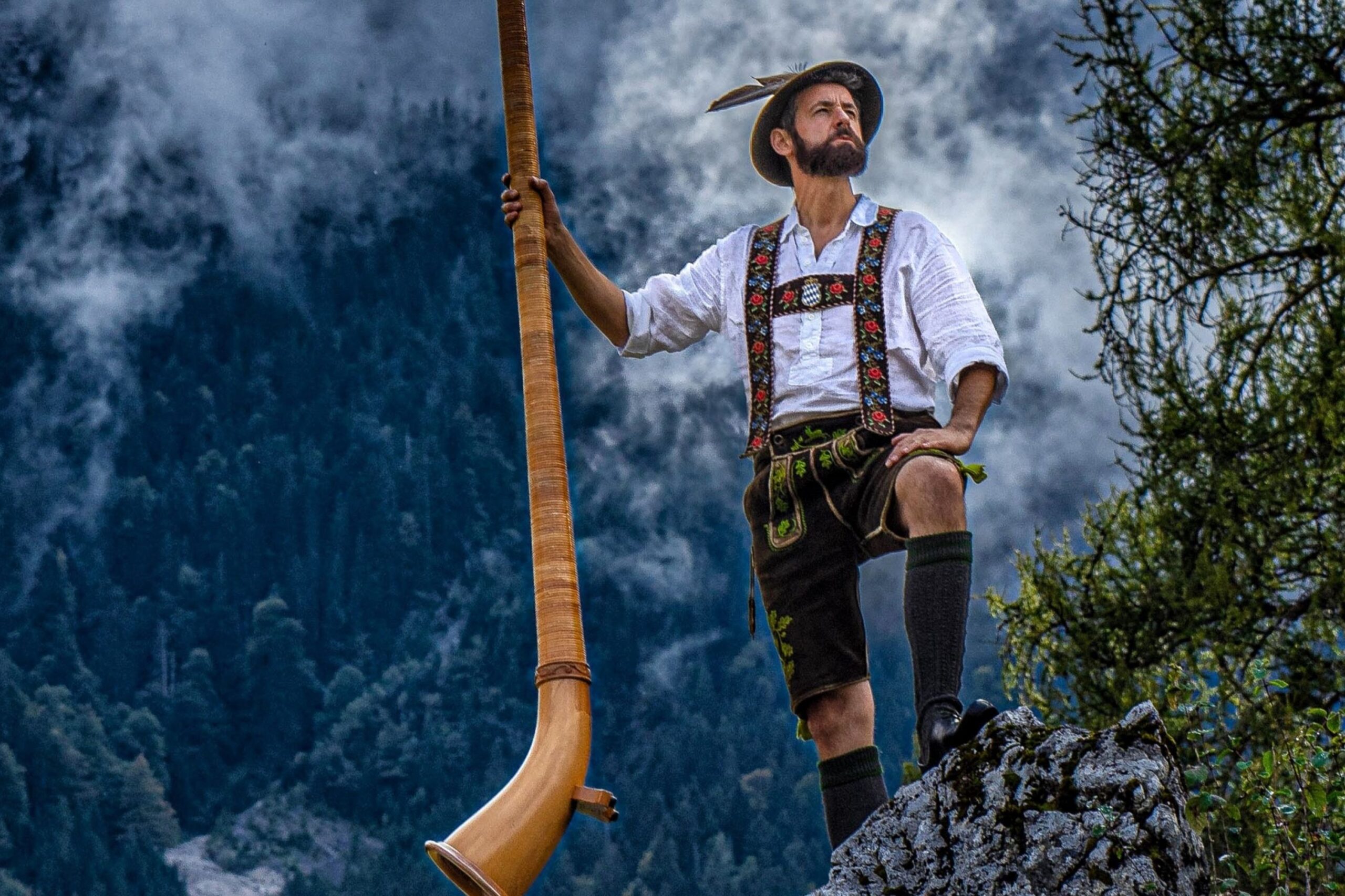 Alphorn und Electrosound: Loisach Marci