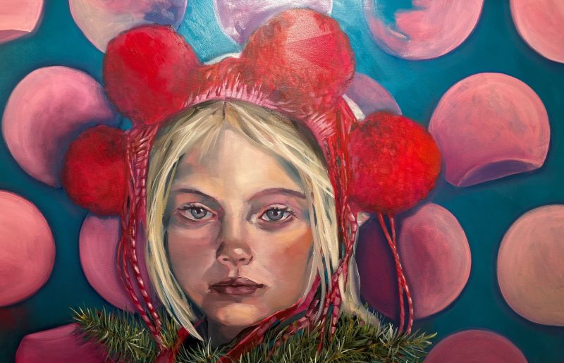 71. Kunstausstellung Bayrischzell, Melanie Elmers, Malerei